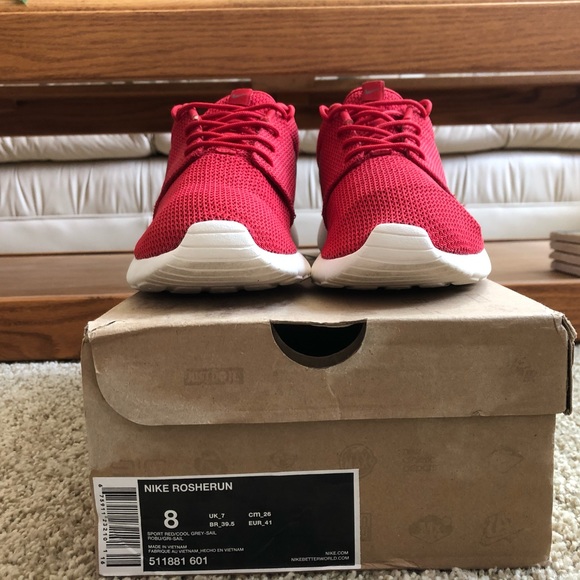 Nike Other - Nike Roshe Run Sport Red